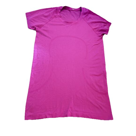 Lululemon Stretchy Longer Length Top Hot Pink Size 8 - Picture 1 of 3